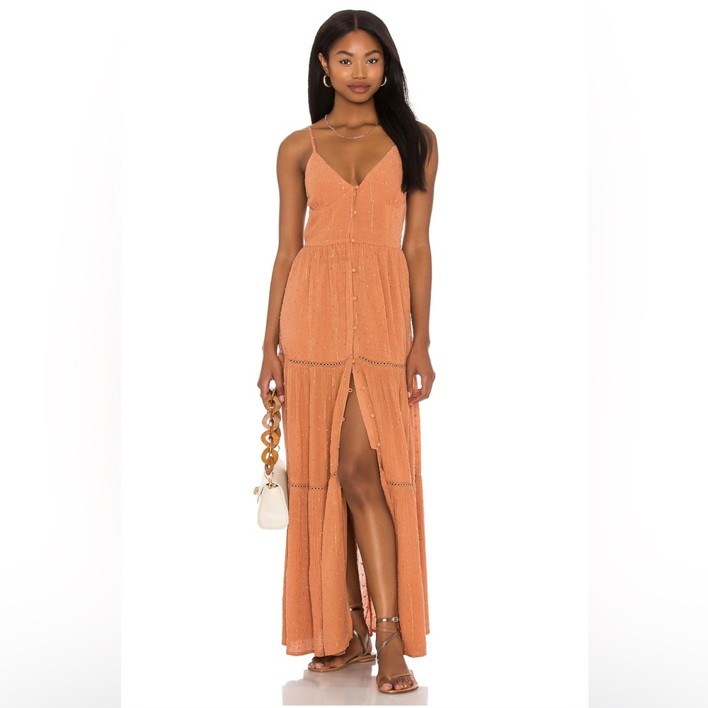 Anthropologie L Space Sunrise Escape Cover-Up Maxi Dress